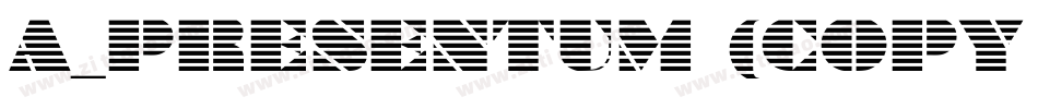 a_Presentum (COPY 1)字体转换